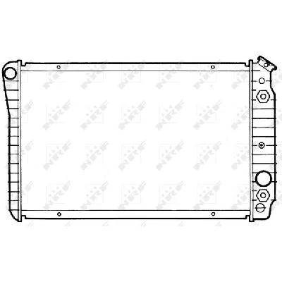 Hladnjak, hlađenje motora NRF NRF 50322 IC-AE55C9