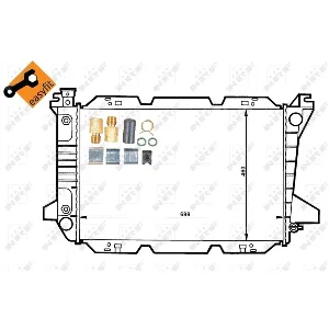 Hladnjak, hlađenje motora NRF NRF 50378 IC-AE55DB