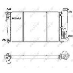 Hladnjak, hlađenje motora NRF NRF 50414 IC-AE55ED