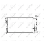 Hladnjak, hlađenje motora NRF NRF 50474 IC-C2FF3C