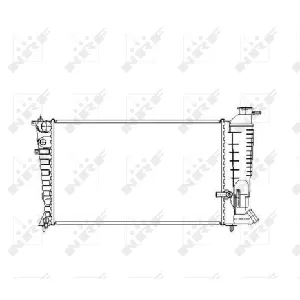Hladnjak, hlađenje motora NRF NRF 50474 IC-C2FF3C