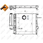 Hladnjak, hlađenje motora NRF NRF 50565 IC-AE562D