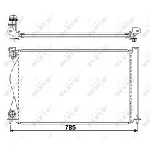 Hladnjak, hlađenje motora NRF NRF 50596 IC-C3C990