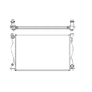 Hladnjak, hlađenje motora NRF NRF 50597 IC-C3C991