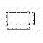 Hladnjak, hlađenje motora NRF NRF 506671 IC-AE5A15
