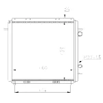 Hladnjak, hlađenje motora NRF NRF 507359A IC-G0K3OR