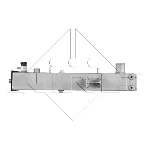 Hladnjak, hlađenje motora NRF NRF 507567 IC-C3C905