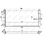 Hladnjak, hlađenje motora NRF NRF 509514 IC-AE5A67