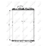 Hladnjak, hlađenje motora NRF NRF 509559 IC-B3A58E