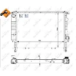 Hladnjak, hlađenje motora NRF NRF 509589 IC-AE5A7D