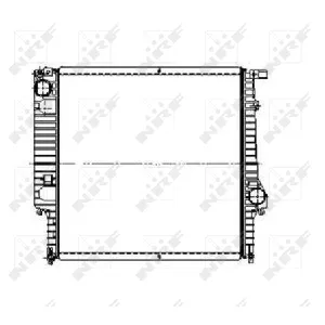 Hladnjak, hlađenje motora NRF NRF 509626 IC-AE5A84