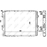 Hladnjak, hlađenje motora NRF NRF 509710 IC-C3FF03