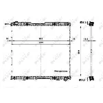 Hladnjak, hlađenje motora NRF NRF 509739 IC-B3A59F