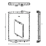 Hladnjak, hlađenje motora NRF NRF 509889 IC-D9CF0A