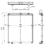 Hladnjak, hlađenje motora NRF NRF 509921 IC-D1FFC5