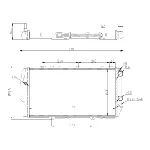 Hladnjak, hlađenje motora NRF NRF 51311 IC-AE5643