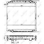 Hladnjak, hlađenje motora NRF NRF 51569A IC-D80465