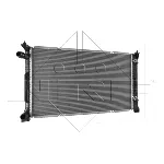 Hladnjak, hlađenje motora NRF NRF 51586 IC-AE5669