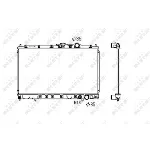 Hladnjak, hlađenje motora NRF NRF 516658 IC-AE5AB2