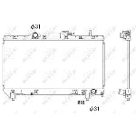 Hladnjak, hlađenje motora NRF NRF 517590 IC-AE5AC9