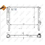 Hladnjak, hlađenje motora NRF NRF 519558 IC-AE5AE0