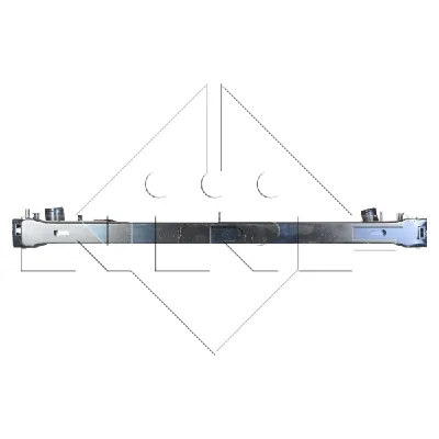 Hladnjak, hlađenje motora NRF NRF 519895 IC-E0FB6F