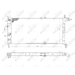 Hladnjak, hlađenje motora NRF NRF 52019 IC-AE5670