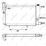 Hladnjak, hlađenje motora NRF NRF 52024 IC-AE5573