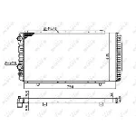 Hladnjak, hlađenje motora NRF NRF 52062A IC-D8181D