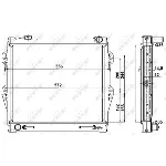 Hladnjak, hlađenje motora NRF NRF 52091 IC-C2FF40