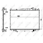 Hladnjak, hlađenje motora NRF NRF 52131 IC-AE5690