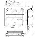 Hladnjak, hlađenje motora NRF NRF 52139 IC-AE5691