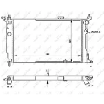 Hladnjak, hlađenje motora NRF NRF 52204 IC-AE569A