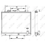 Hladnjak, hlađenje motora NRF NRF 52233 IC-AE56A4