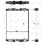 Hladnjak, hlađenje motora NRF NRF 529551 IC-B06B75