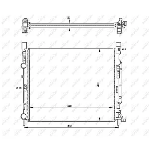 Hladnjak, hlađenje motora NRF NRF 53002 IC-BFFCB0
