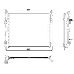 Hladnjak, hlađenje motora NRF NRF 53032 IC-C3A70A