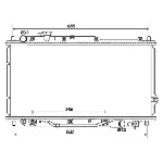 Hladnjak, hlađenje motora NRF NRF 53033 IC-C3A70B