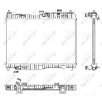 Hladnjak, hlađenje motora NRF NRF 53044 IC-C3A712