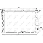 Hladnjak, hlađenje motora NRF NRF 53068 IC-C3A72A