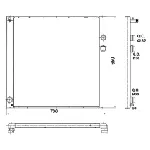 Hladnjak, hlađenje motora NRF NRF 53100 IC-C40B79