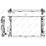 Hladnjak, hlađenje motora NRF NRF 53116 IC-CFC29F