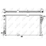 Hladnjak, hlađenje motora NRF NRF 53123 IC-CFC2A6