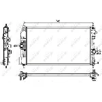 Hladnjak, hlađenje motora NRF NRF 53129 IC-CFC2AC