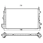 Hladnjak, hlađenje motora NRF NRF 53132 IC-CFC2AF