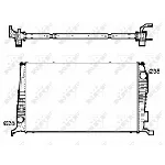 Hladnjak, hlađenje motora NRF NRF 53138 IC-CFC2B5
