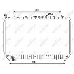 Hladnjak, hlađenje motora NRF NRF 53150 IC-CFC2C0