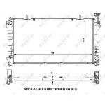 Hladnjak, hlađenje motora NRF NRF 53156 IC-CFC2C6
