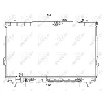 Hladnjak, hlađenje motora NRF NRF 53161 IC-CFC2CB