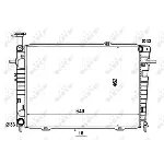 Hladnjak, hlađenje motora NRF NRF 53192 IC-D09BDA